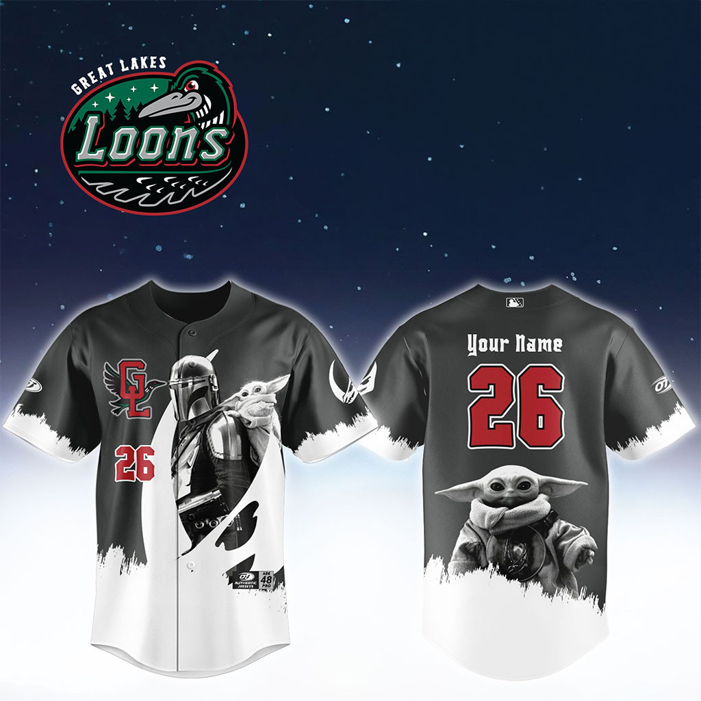 Personalized Great Lakes Loons Star Wars Night Jersey Great Lakes Loons Merch 2026 Fan Gifts - Kdjoy