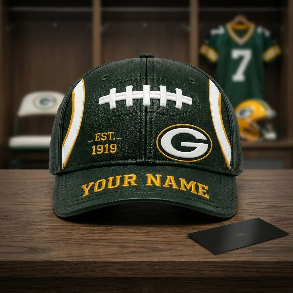 Personalized Green Bay Packers Est 1919 Hat Packers Merch Best Gifts For Football Fans - Kdjoy