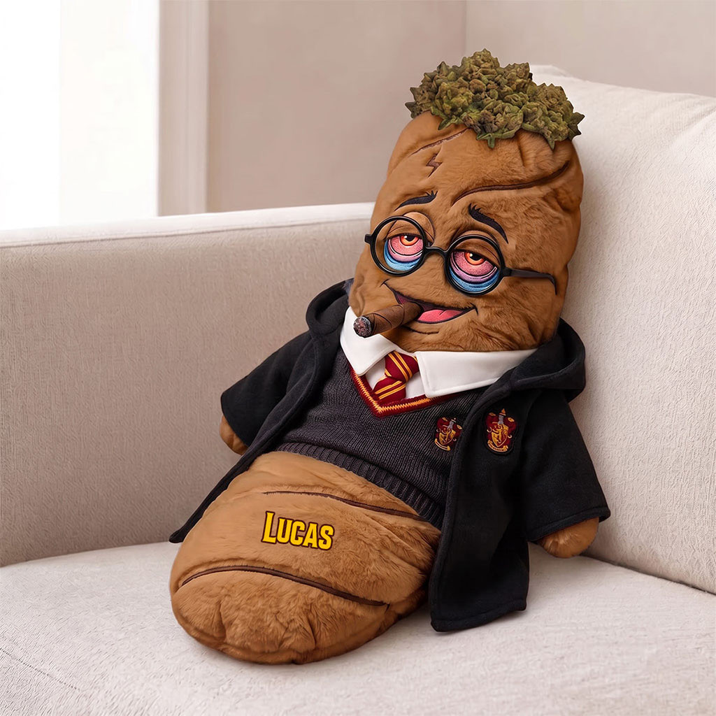 Personalized Harry Potter Sleepy Spellcaster Plush Pillow Funny Sofa Decor Gifts For Stoner - Kdjoy