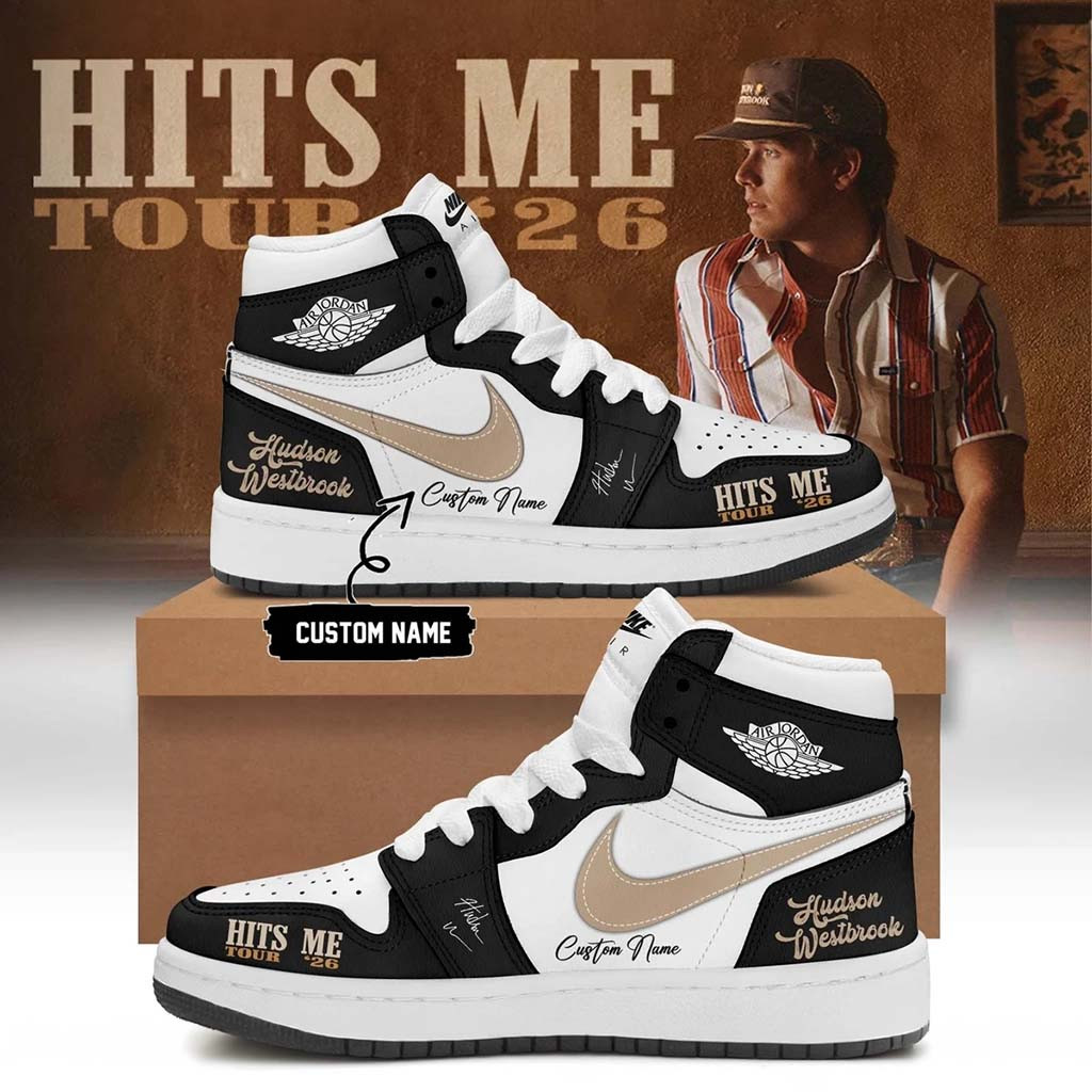 Personalized Hudson Westbrook Hits Me Tour 2026 Sneakers Hudson Westbrook Merch Gift For Fans - Kdjoy