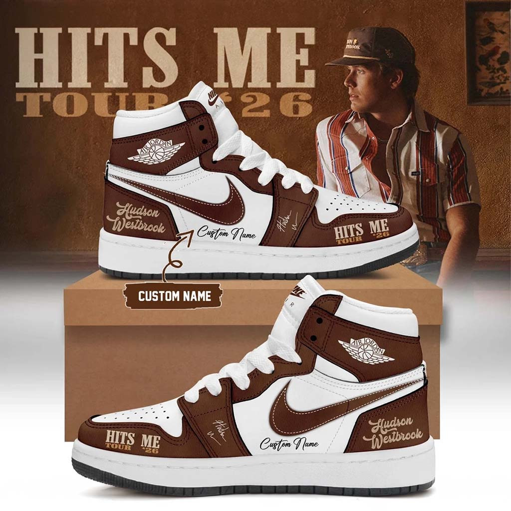Personalized Hudson Westbrook Merch Hits Me Tour 2026 Sneakers Gift For Country Music Lovers - Kdjoy Personalized Hudson Westbrook Merch Hits Me Tour 2026 Sneakers Gift For Country Music Lovers - Kdjoy