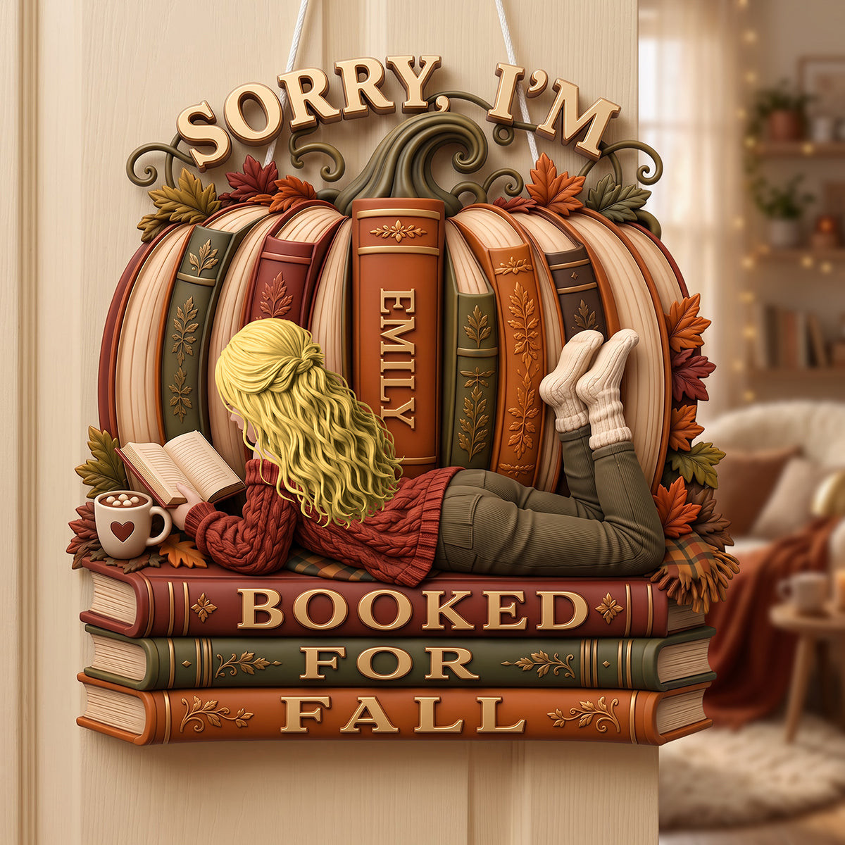 Personalized I'm Booked For All Acrylic Sign Home Decor Best Gifts For Book Lover - Kdjoy Personalized I'm Booked For All Acrylic Sign Home Decor Best Gifts For Book Lover - Kdjoy