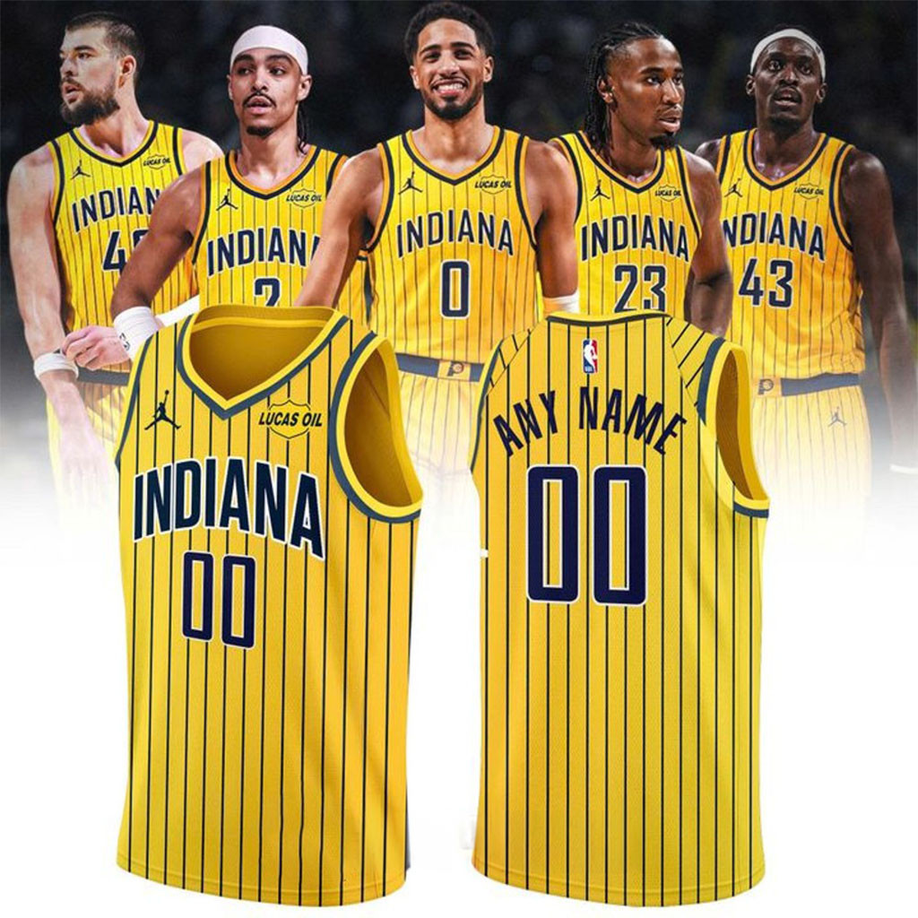 Personalized Indiana Pacers 2026-27 Statement Edition Basketball Jersey Indiana Pacers Merch - Kdjoy