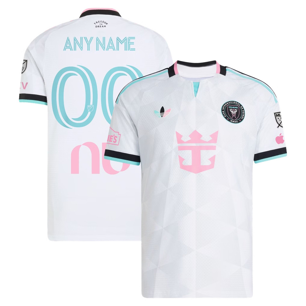 Personalized Inter Miami CF Merch 2026 Third On-Field Patch Jersey White Gift For Soccer Fans - Kdjoy Personalized Inter Miami CF Merch 2026 Third On-Field Patch Jersey White Gift For Soccer Fans - Kdjoy