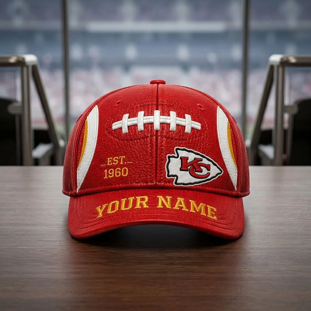 Personalized Kansas City Chiefs Est 1960 Hat Chiefs Merch Gift Ideas For Football Lovers - Kdjoy