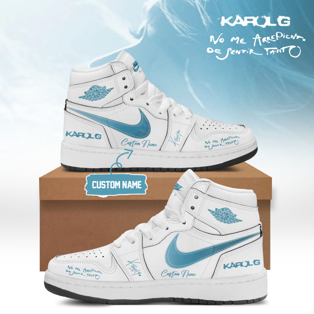 Personalized Karol G Merch 2026 No Me Arrepiento De Sentir Tanto Shoes Gift For Music Lovers - Kdjoy Personalized Karol G Merch 2026 No Me Arrepiento De Sentir Tanto Shoes Gift For Music Lovers - Kdjoy