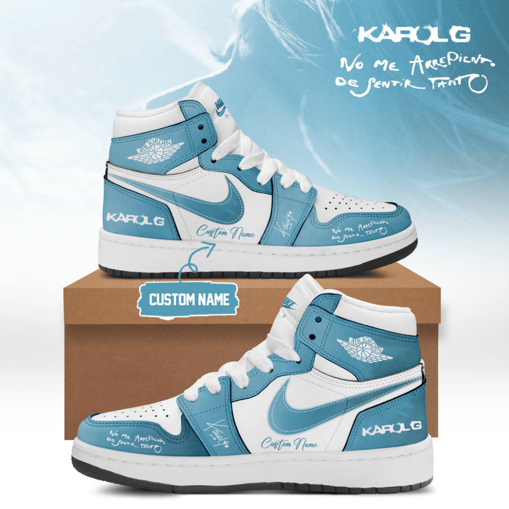 Personalized Karol G No Me Arrepiento De Sentir Tanto Signed Shoes Karol G Concert Merch Gift - Kdjoy