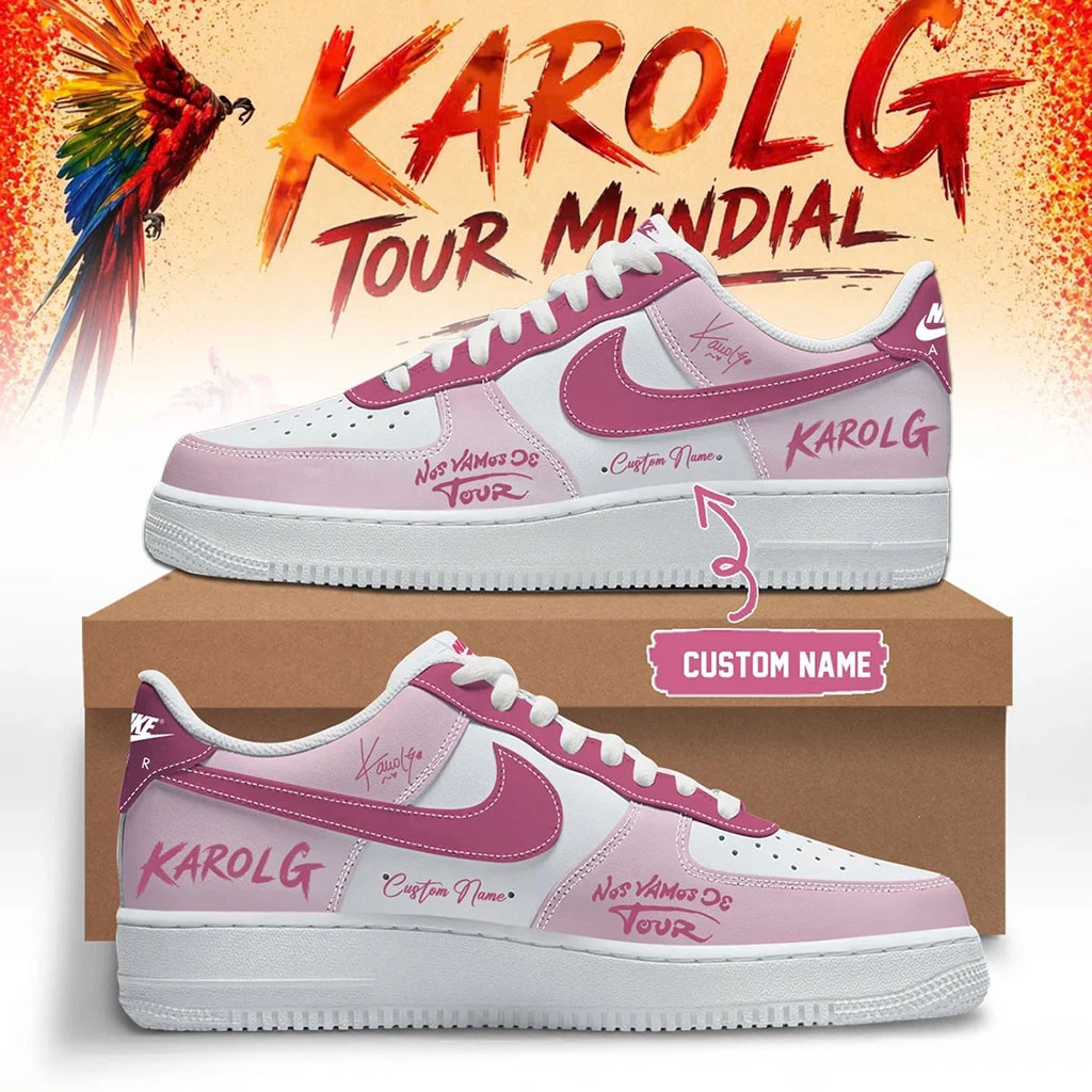 Personalized Karol G Nos Vamos De Tour 2026 Signed Sneakers Karol G Merch Gift For Music Lovers - Kdjoy