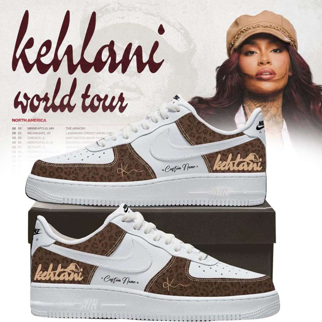 Personalized Kehlani Merch World Tour 2026 North America Leopard Sneakers Gifts For Music Fans Personalized Kehlani Merch World Tour 2026 North America Leopard Sneakers Gifts For Music Fans