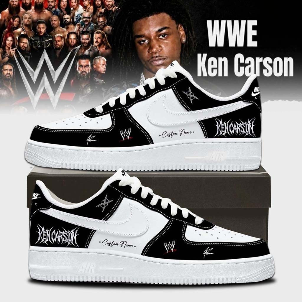 Personalized Ken Carson X WWE SummerSlam 2026 Signed Sneakers Fan Merch Gifts For Husband - Kdjoy