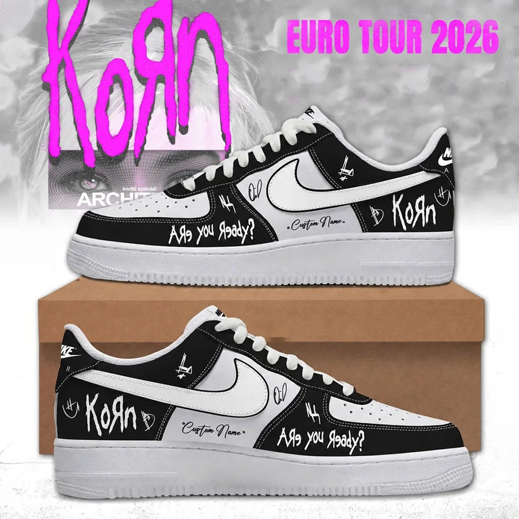 Personalized Korn European Tour Shoes Are You Ready Sneakers Korn Merch Gift For Band Fans - Kdjoy