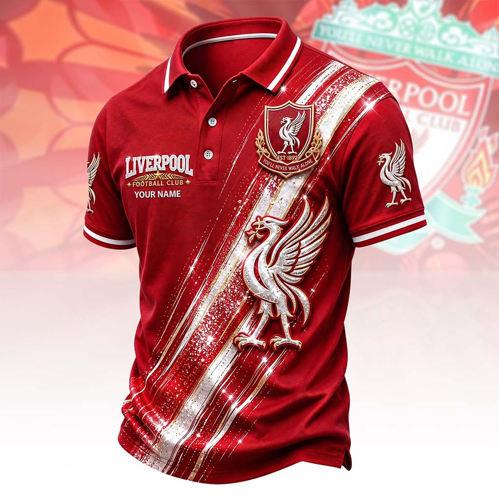 Personalized Liverpool Football Club Legacy Polo Shirt LVP FC Merch Gifts For Football Fan - Kdjoy