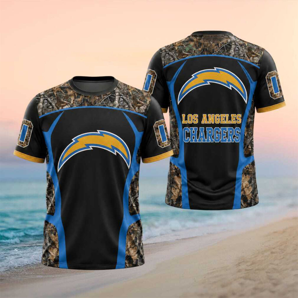 Personalized Los Angeles Chargers Football Team Logo Camouflage Shirt LA Chargers Merch Gifts - Kdjoy Personalized Los Angeles Chargers Football Team Logo Camouflage Shirt LA Chargers Merch Gifts - Kdjoy