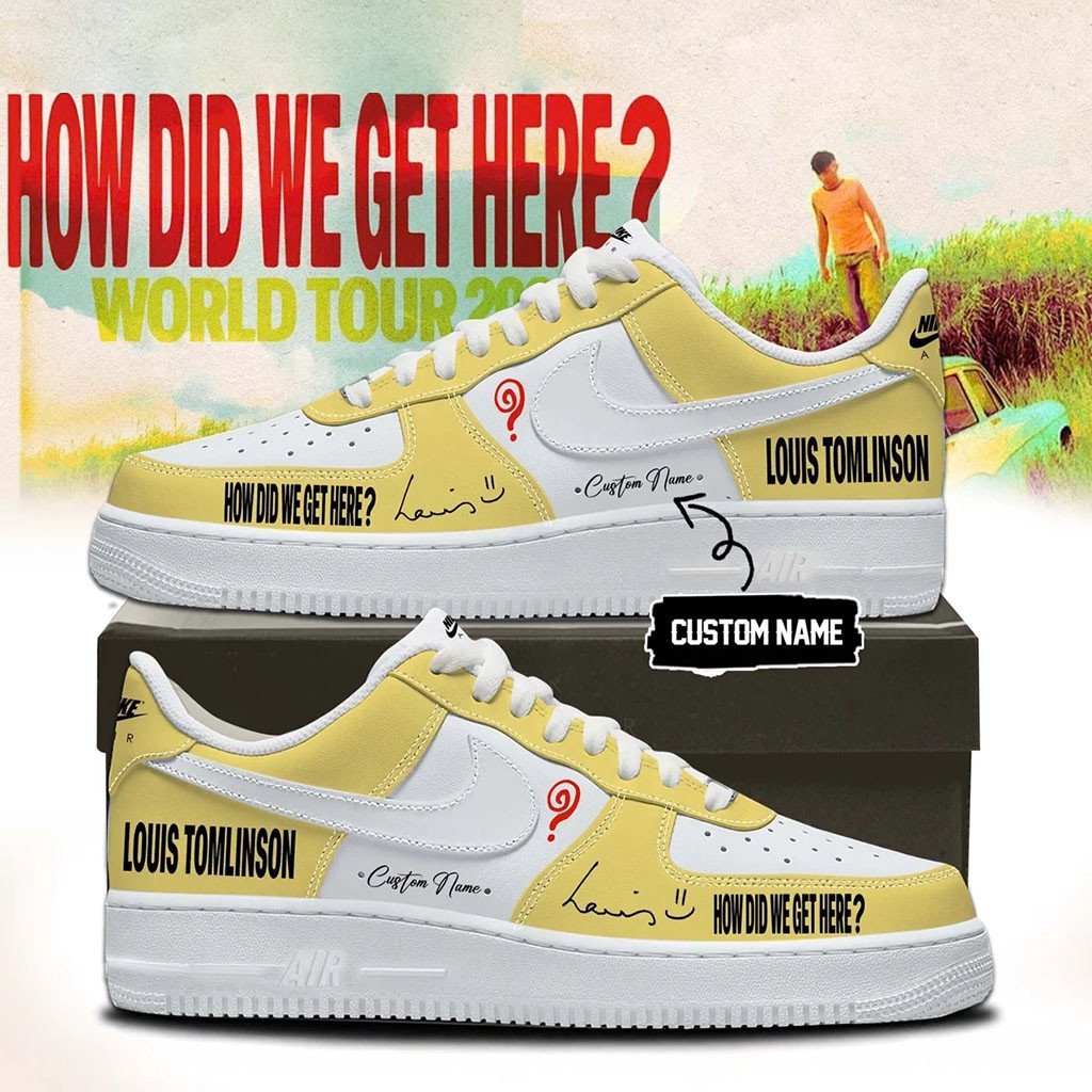 Personalized Louis Tomlinson How Did We Get Here Tour 2026 Sneakers Louis Tomlinson Merch Gifts - Kdjoy