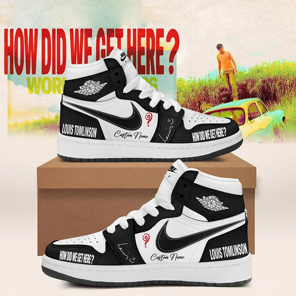 Personalized Louis Tomlinson Merch 2026 How Did We Get Here Tour Sneakers Gift For Fans - Kdjoy