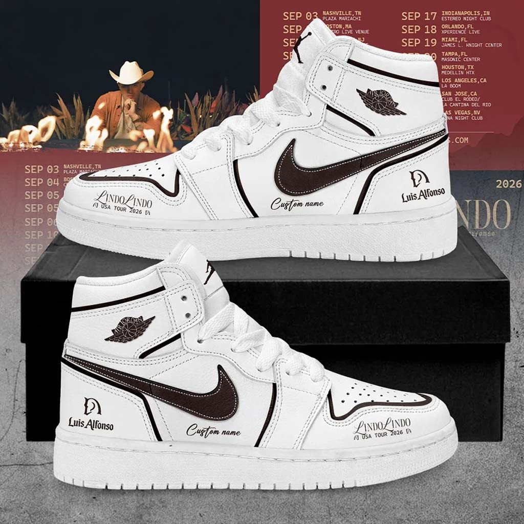 Personalized Luis Alfonso Lindo Lindo Tour 2026 Shoes Sneakers Luis Alfonso Merch Fan Gifts - Kdjoy Personalized Luis Alfonso Lindo Lindo Tour 2026 Shoes Sneakers Luis Alfonso Merch Fan Gifts - Kdjoy
