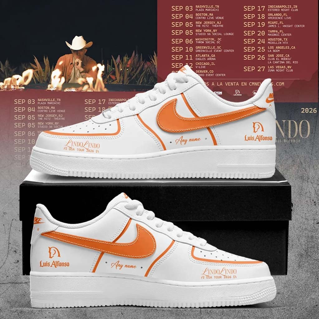 Personalized Luis Alfonso Merch 2026 Lindo Lindo Tour Sneakers Gifts For Music Fans - Kdjoy Personalized Luis Alfonso Merch 2026 Lindo Lindo Tour Sneakers Gifts For Music Fans - Kdjoy