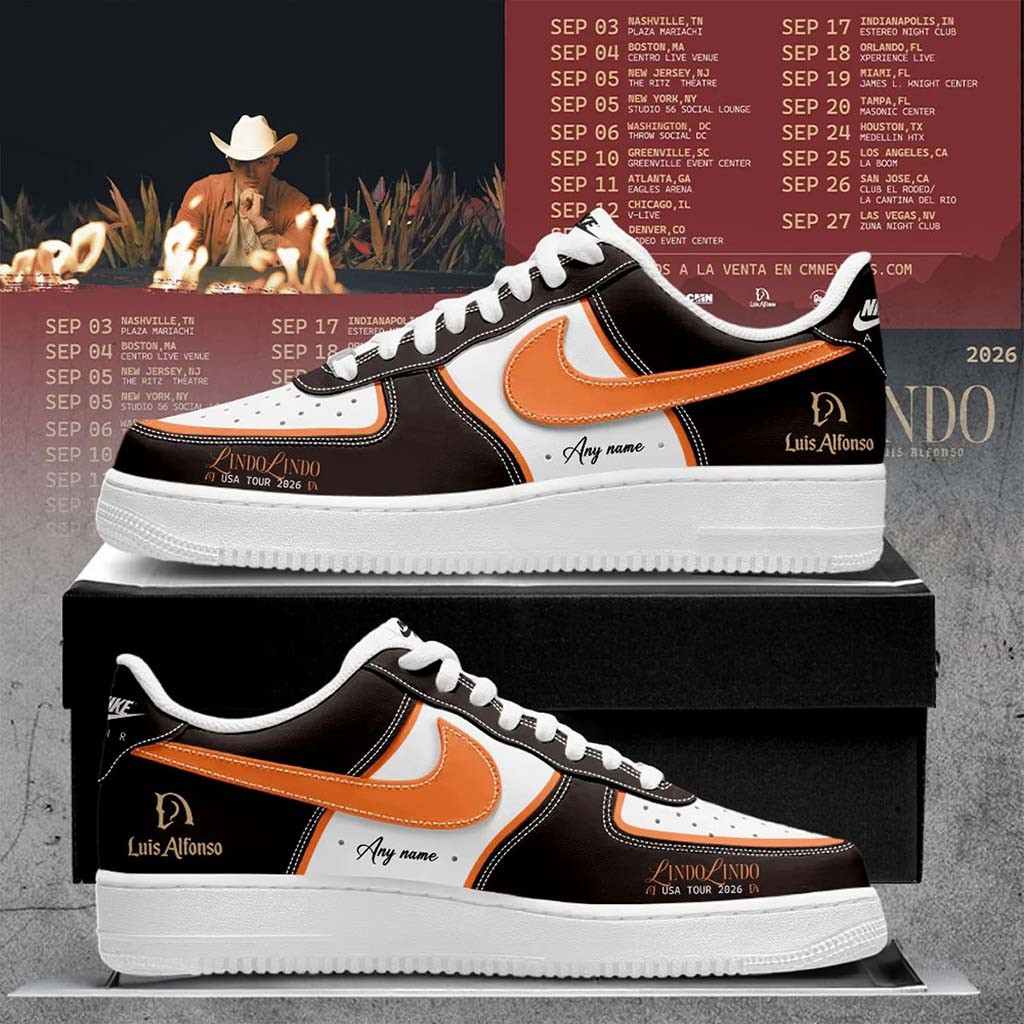 Personalized Luis Alfonso Merch Lindo Lindo Tour 2026 Sneakers Gift Ideas For Music Fans - Kdjoy