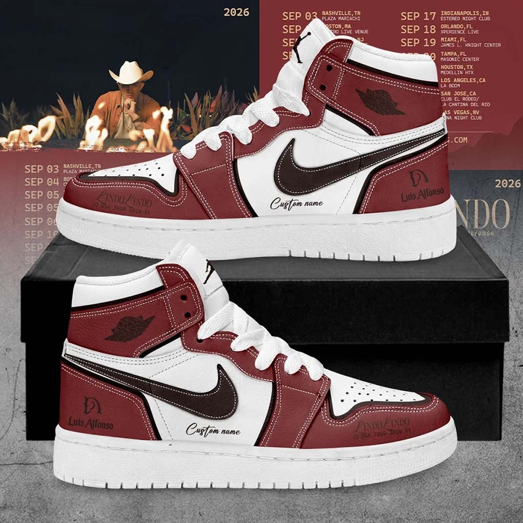 Personalized Luis Alfonso Merch Lindo Lindo Tour 2026 Sneakers Music Related Gifts For Guys - Kdjoy Personalized Luis Alfonso Merch Lindo Lindo Tour 2026 Sneakers Music Related Gifts For Guys - Kdjoy