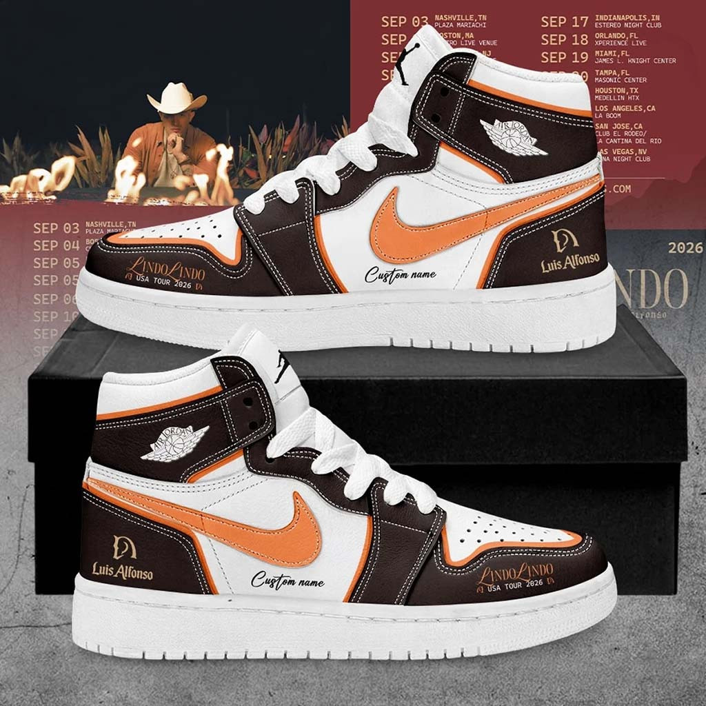 Personalized Luis Alfonso Merch Lindo Lindo Tour 2026 Sneakers Present For Music Lovers - Kdjoy
