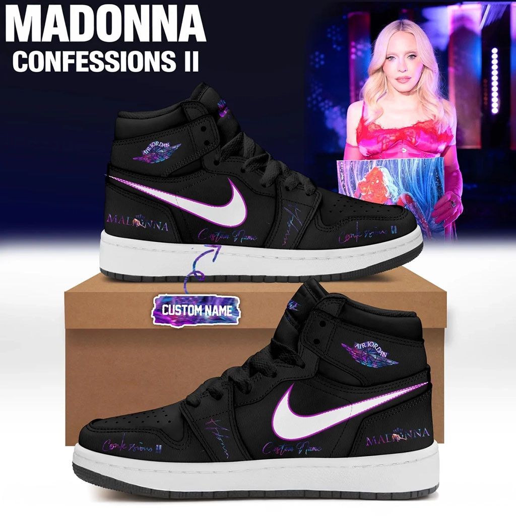 Personalized Madonna Confessions II Shoes Sneakers 2026 Madonna Merch Gift For Besties - Kdjoy