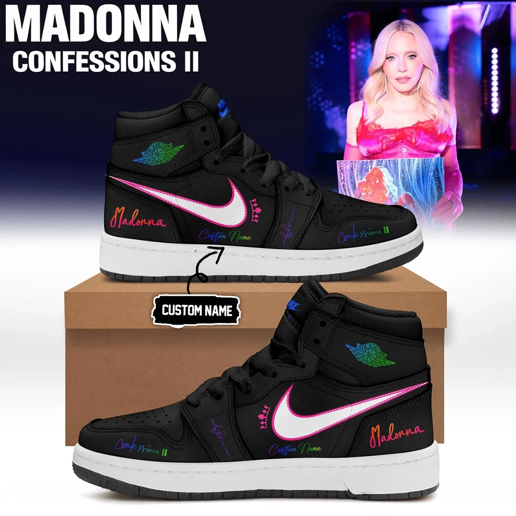 Personalized Madonna Confessions II Shoes Sneakers 2026 Madonna Merch Gift For Music Lovers - Kdjoy
