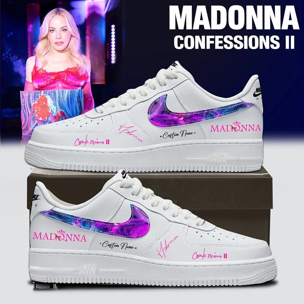 Personalized Madonna Confessions II Shoes Sneakers 2026 Madonna Merch Music Lover Gifts - Kdjoy