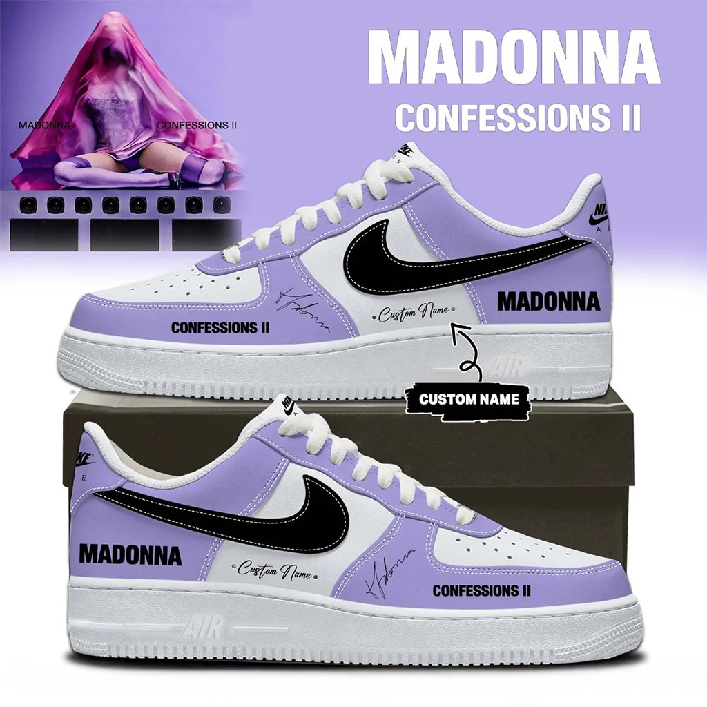 Personalized Madonna Confessions II Shoes Sneakers 2026 Madonna Merch Present For Mom - Kdjoy