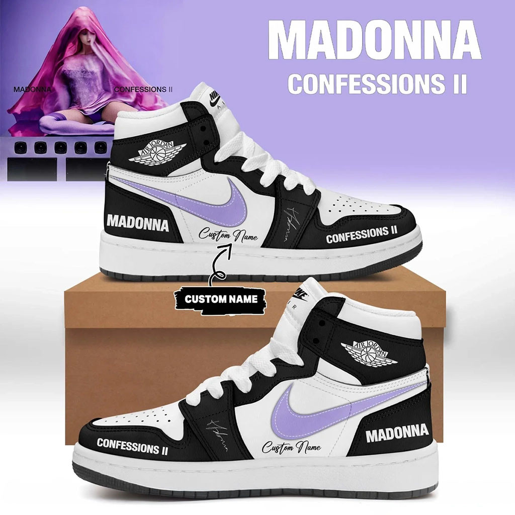 Personalized Madonna Confessions II Sneakers 2026 Madonna Merch Gifts For Music Fans - Kdjoy