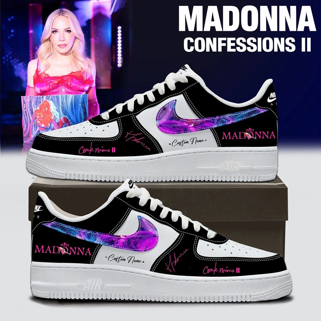 Personalized Madonna Confessions II Sneakers 2026 Madonna Merch Unique Gifts For Music Lover - Kdjoy