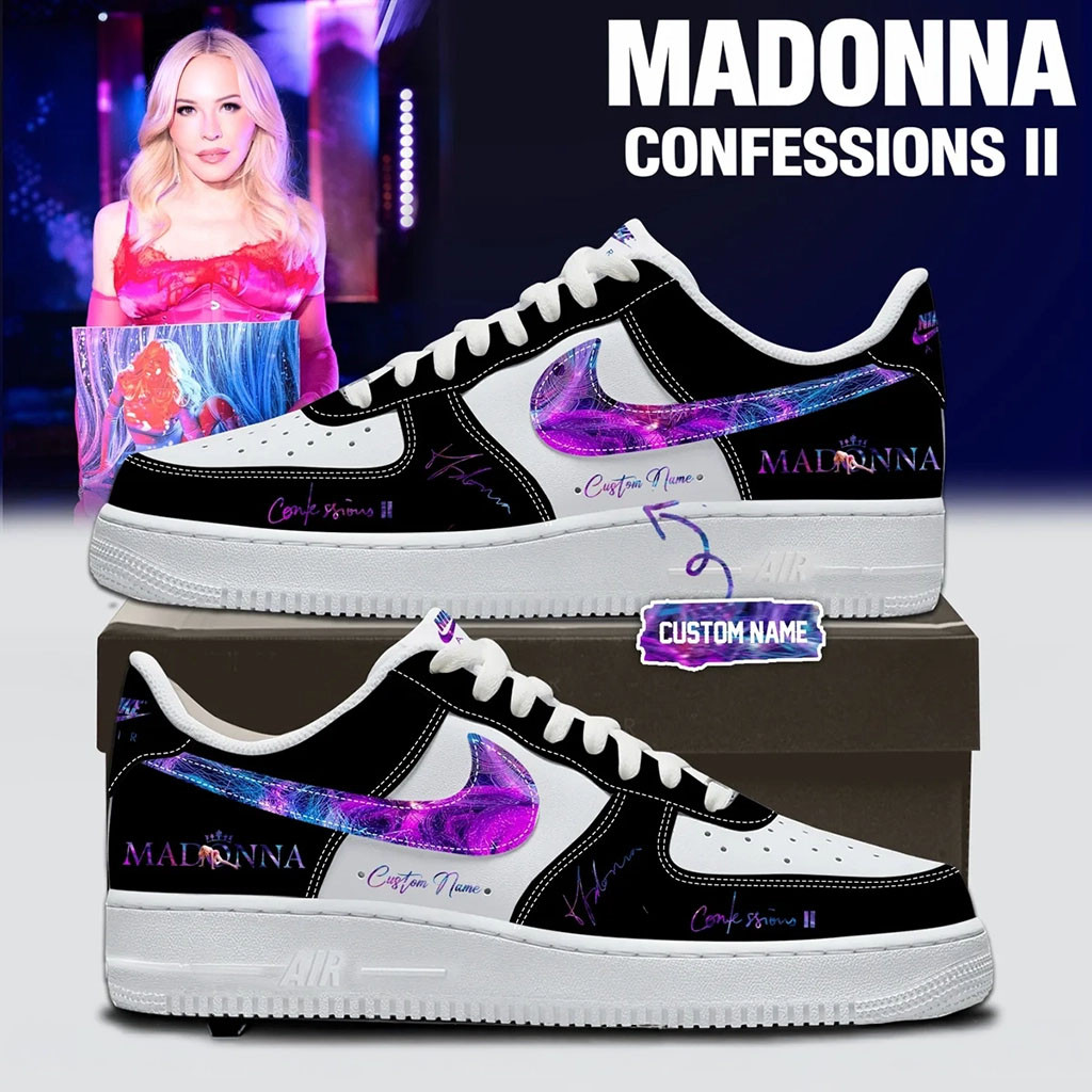 Personalized Madonna Confessions II Sneakers 2026 Music Fan Shoes Madonna Merch Useful Gifts - Kdjoy