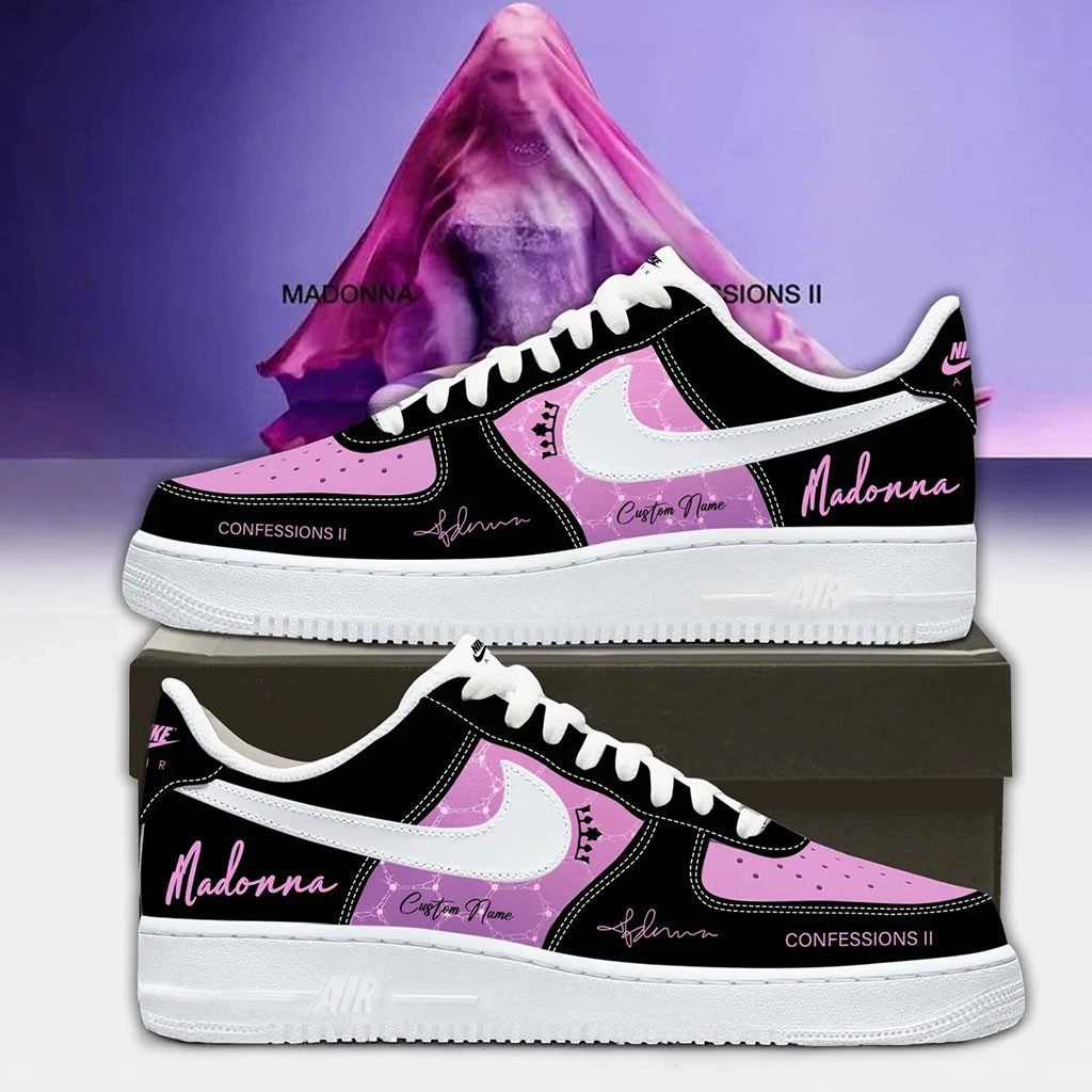 Personalized Madonna Confessions II Sneakers Madonna Merch Music Lover Gifts For Her - Kdjoy
