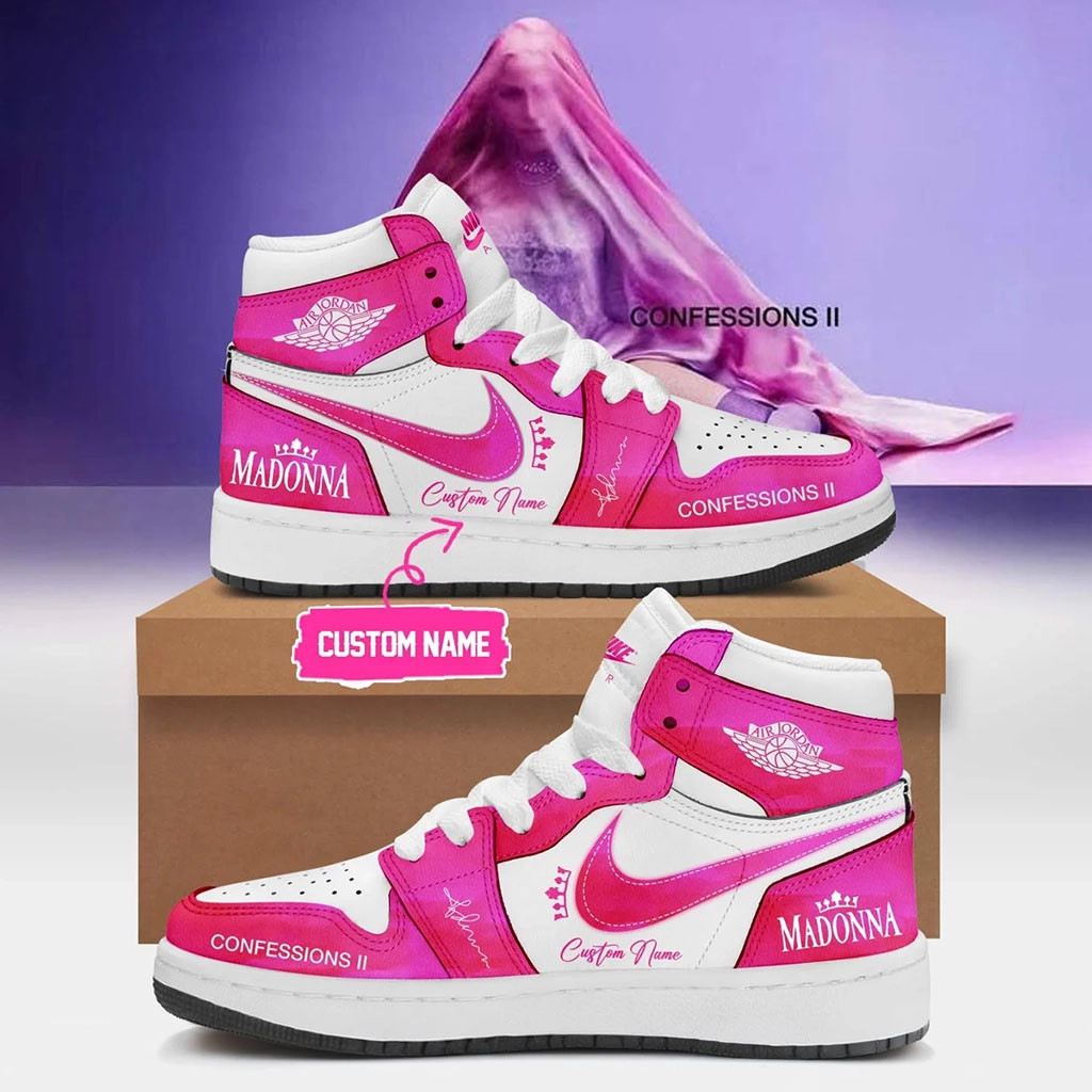 Personalized Madonna Confessions II Sneakers Signature Madonna Merch 2026 Gift For Fans - Kdjoy Personalized Madonna Confessions II Sneakers Signature Madonna Merch 2026 Gift For Fans - Kdjoy