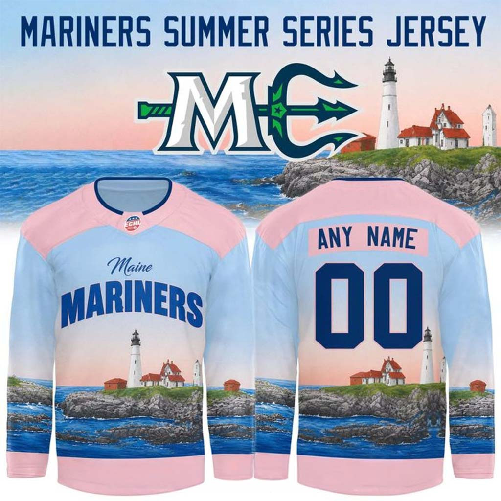 Personalized Maine Mariners Summer Series 2026 Special Hockey Jersey Maine Mariners Merch Personalized Maine Mariners Summer Series 2026 Special Hockey Jersey Maine Mariners Merch