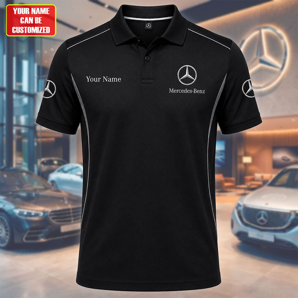 Personalized Merc Classic 2026 Polo Shirt Birthday Gift For Fathers Car Lovers - Kdjoy