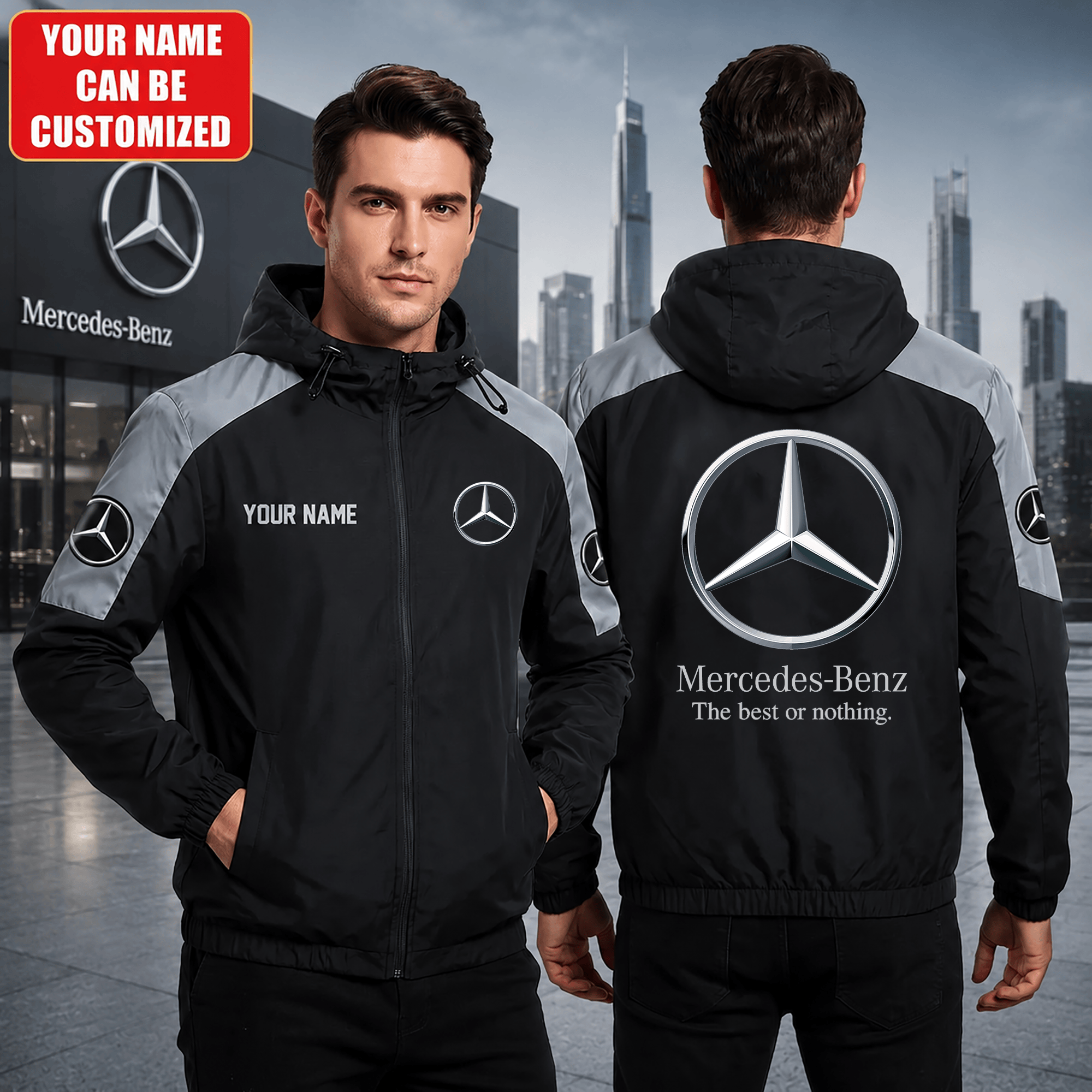 Personalized Merc The Best Or Nothing Sport Windproof Jacket Birthday Gifts For Boyfriend - Kdjoy