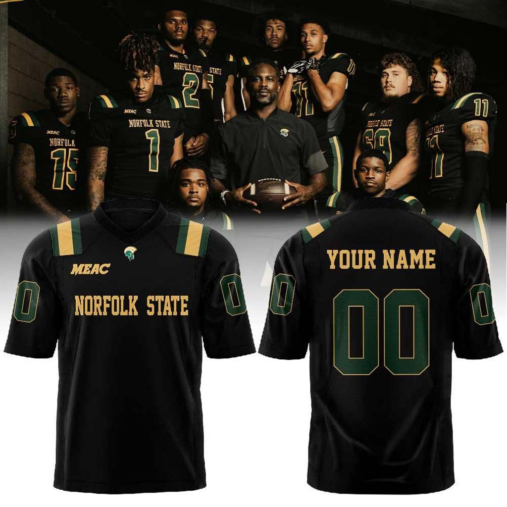 Personalized Norfolk State Spartans Football Dark Mode Activated Jersey NS Spartans Merch - Kdjoy