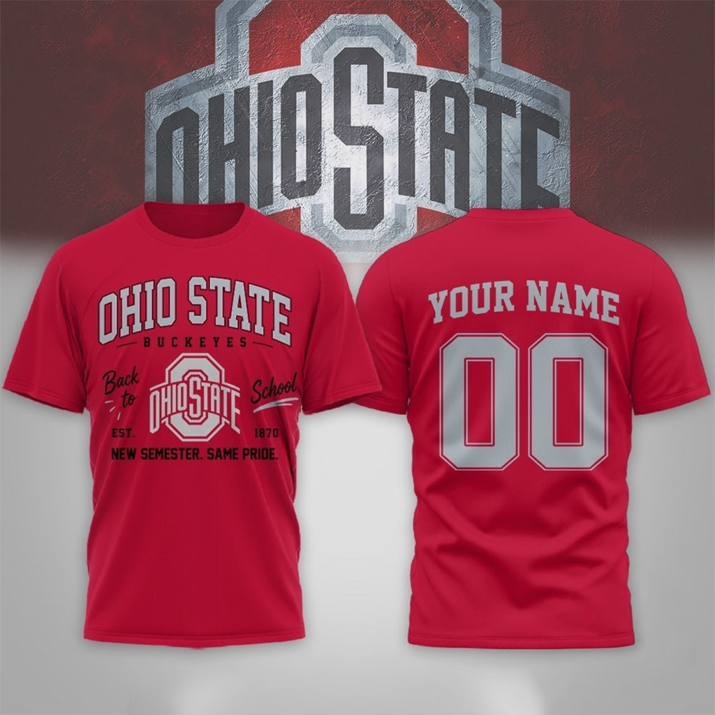 Personalized Ohio State Buckeyes Merch NCAA Campus Pride Back To School 2026 Shirt - Kdjoy