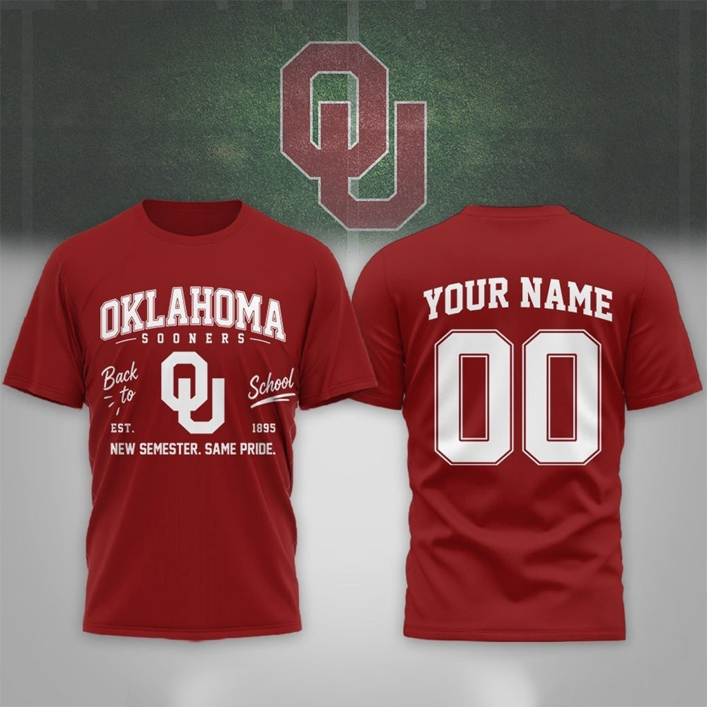 Personalized Oklahoma Sooners NCAA Campus Pride Back To School 2026 Shirt Sooners Fans Gifts - Kdjoy