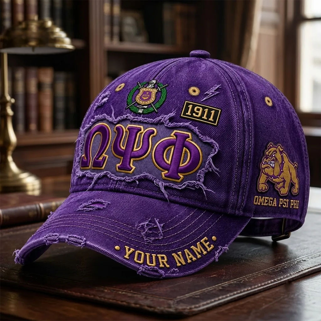 Personalized Omega Psi Phi Distressed Purple Hat Fraternity Inc Baseball Cap Gifts Ideas - Kdjoy Personalized Omega Psi Phi Distressed Purple Hat Fraternity Inc Baseball Cap Gifts Ideas - Kdjoy