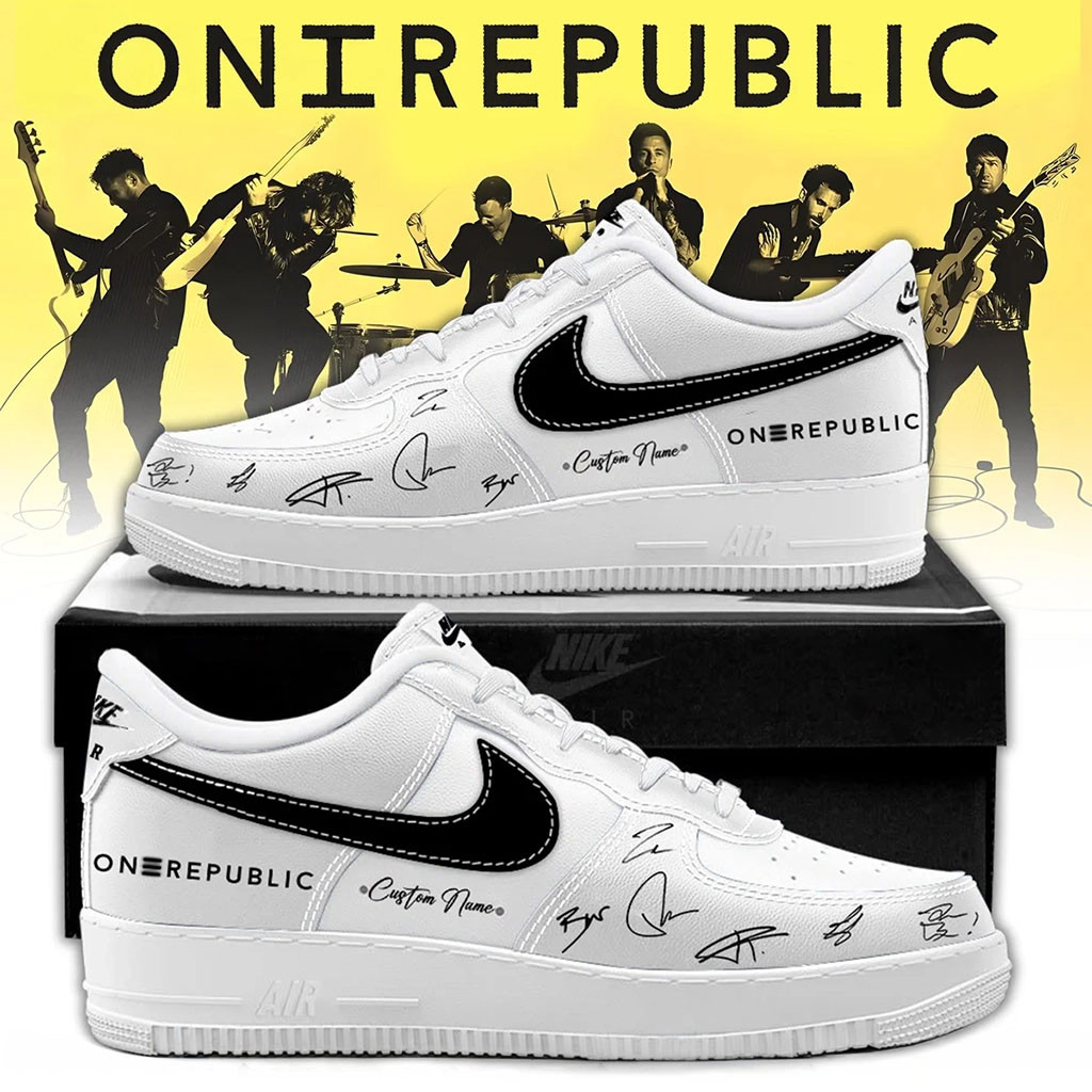 Personalized OneRepublic Merch 2026 Band Signature Sneakers Best Gift For Music Lovers - Kdjoy
