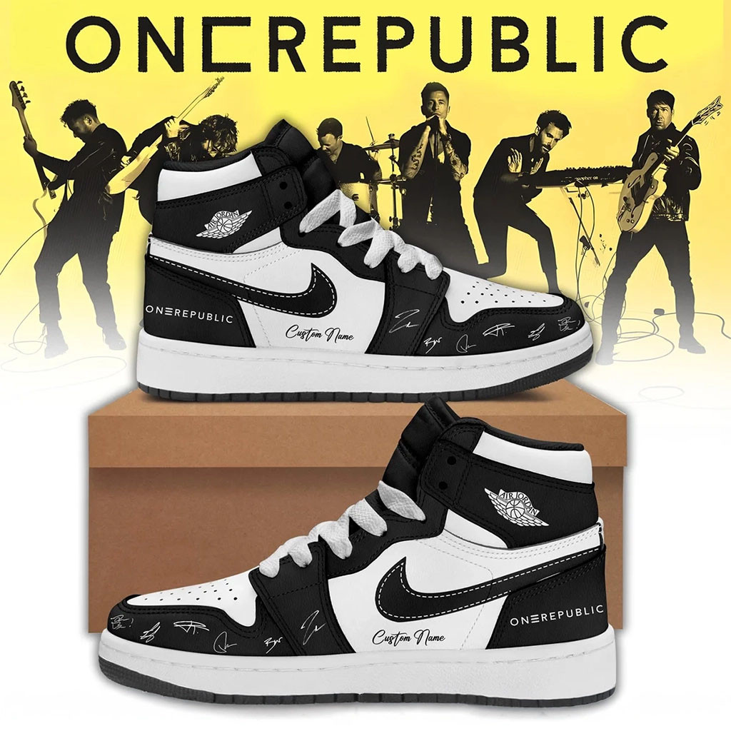 Personalized OneRepublic Merch 2026 Band Signature Sneakers Cool Gift For Music Lovers - Kdjoy