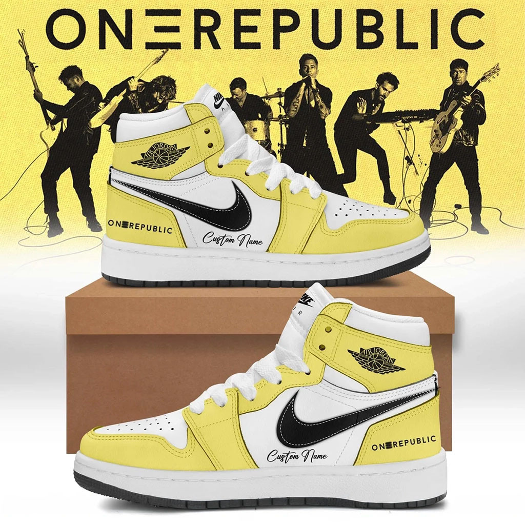 Personalized OneRepublic Merch 2026 Band Signature Sneakers Unique Gift For Music Lovers - Kdjoy