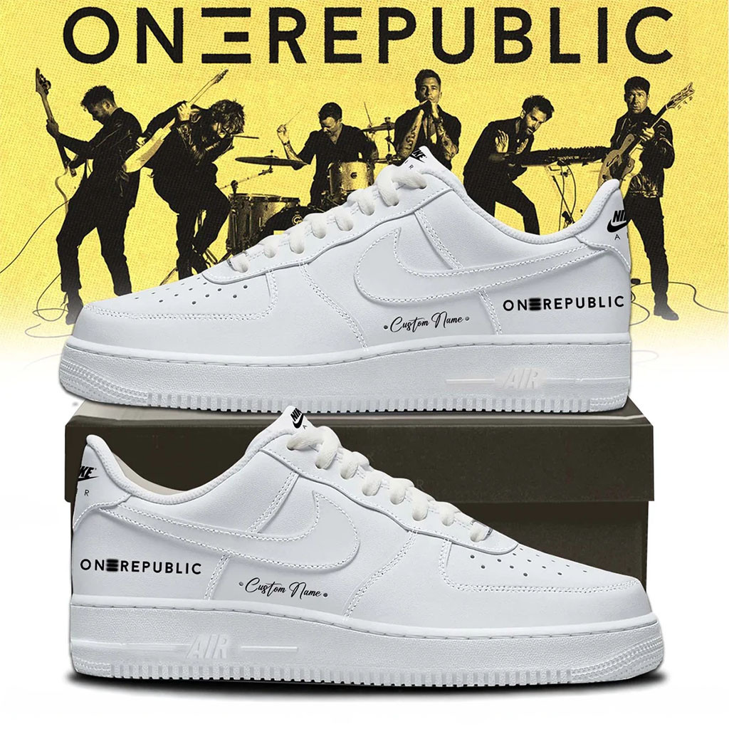 Personalized OneRepublic Merch 2026 Band Sneakers White Music Fan Shoes Birthday Gifts - Kdjoy