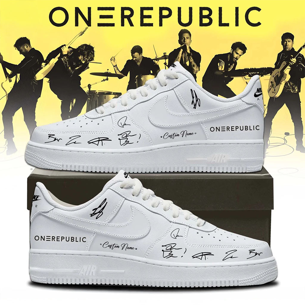 Personalized OneRepublic Sneakers 2026 Band Signature Shoes OneRepublic Merch Gift For Fans - Kdjoy