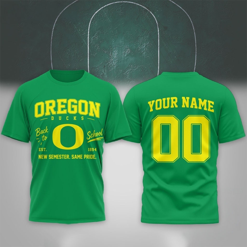 Personalized Oregon Ducks NCAA Campus Pride Back To School 2026 Shirt Oregon Ducks Merch - Kdjoy