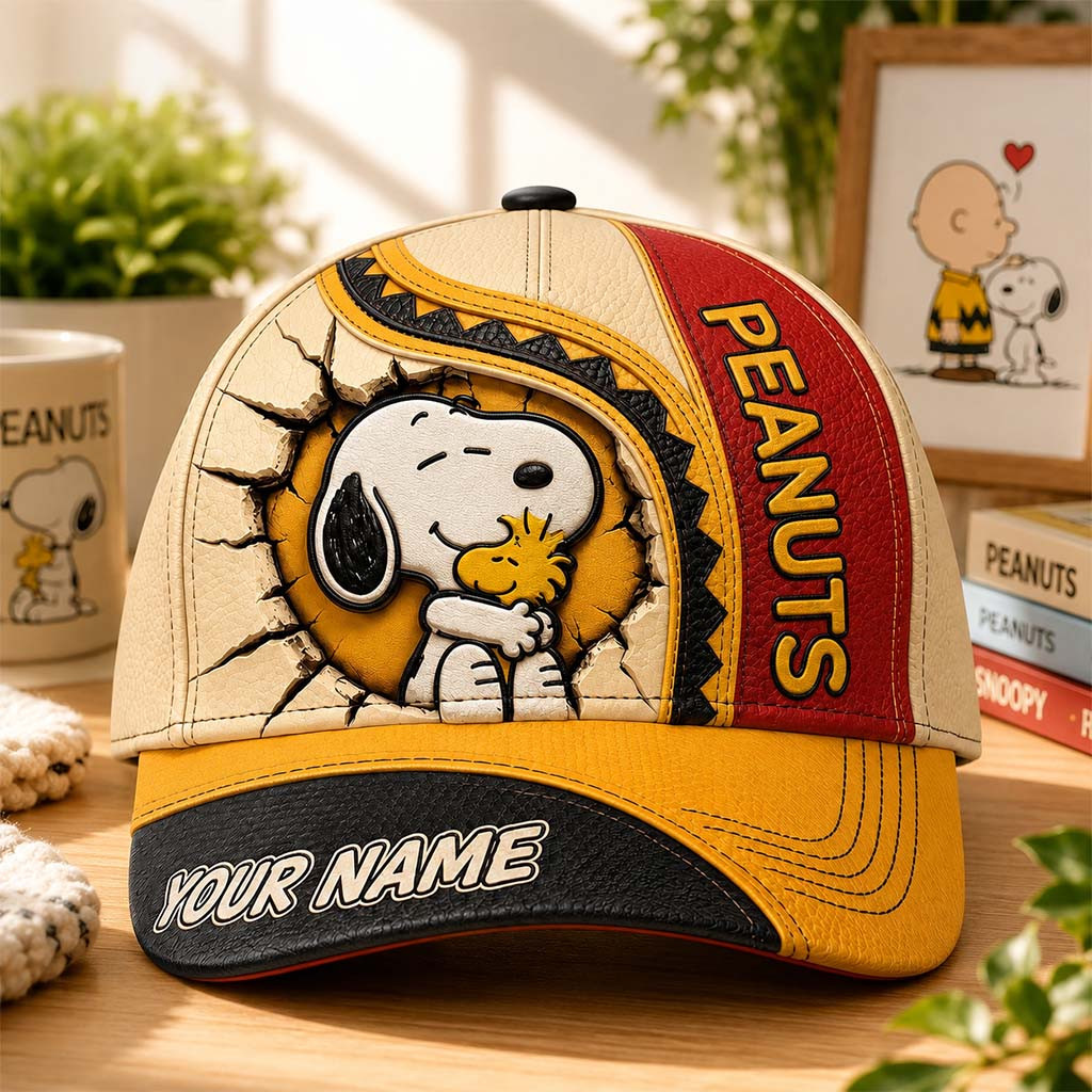 Personalized Peanuts Best Friends Forever Puppy And Bird Hat Birthday Gifts For Besties - Kdjoy