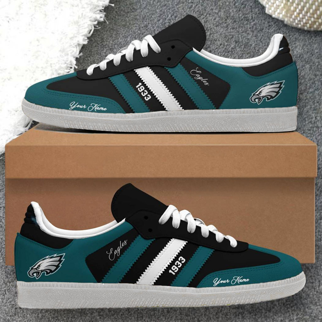 Personalized Philadelphia Eagles 1933 Shoes Philly Eagles Merch Gift For Football Fans - Kdjoy