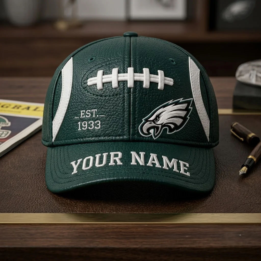 Personalized Philadelphia Eagles Est 1933 Hat Eagles Merch Presents For Football Fans - Kdjoy