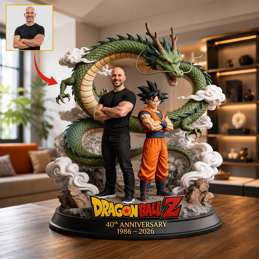 Personalized Photo Dragon Ball Z Acrylic Plaque Dragon Warrior Anime Merch Fan Gifts - Kdjoy